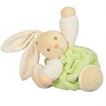 Зеленый игрушечный кролик